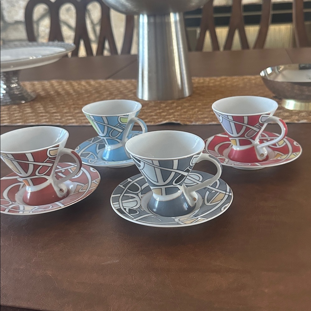 Bijoux Terner vintage espresso demitasse set of four.  Like new.